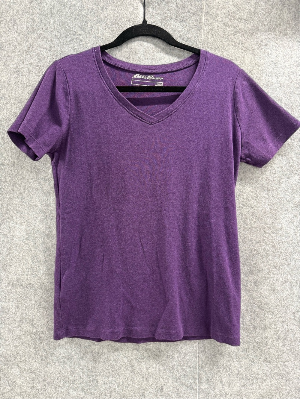 Eddie Bauer Women's Short Sleeve V-Neck Tee - Purple